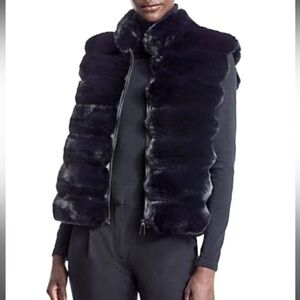 Dylan size medium ultra soft & luxe faux fur vest excellent like-new condition